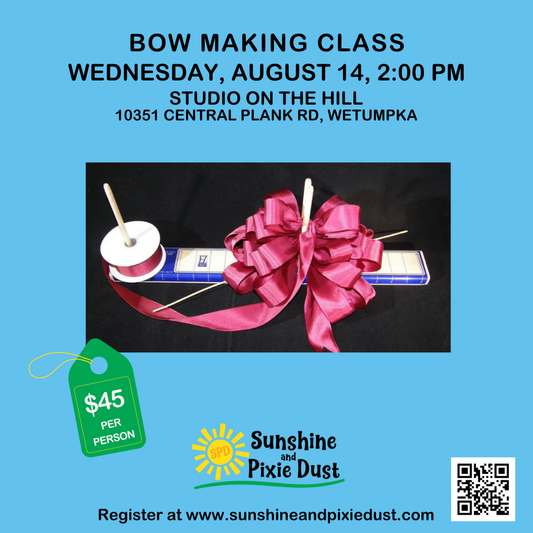 08/14/2024 PM 02:00 Bow Making Class (SPD Studio)