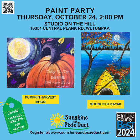 10/24/2024 PM 02:00 Paint Party (SPD Studio)