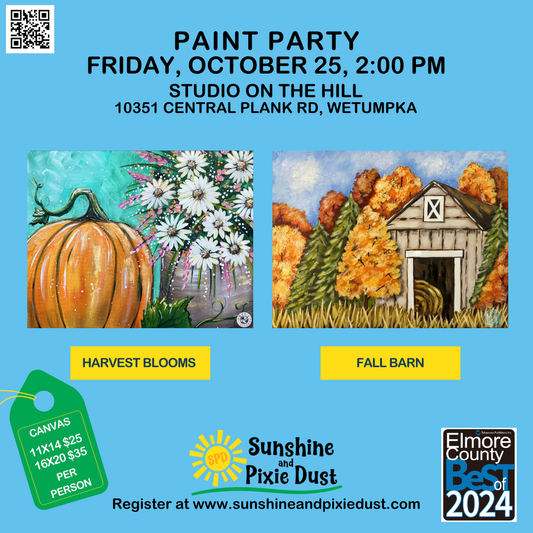 10/25/2024 PM 02:00 Paint Party (SPD Studio)