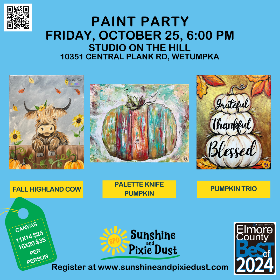 10/25/2024 PM 06:00 Paint Party (SPD Studio)