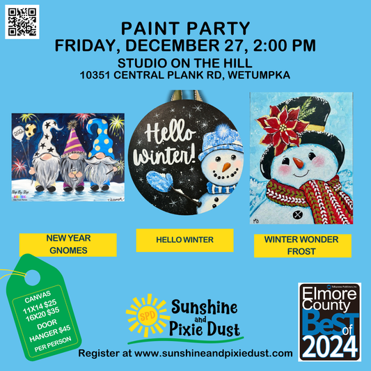 12/27/2024 PM 02:00 Paint Party (SPD Studio)