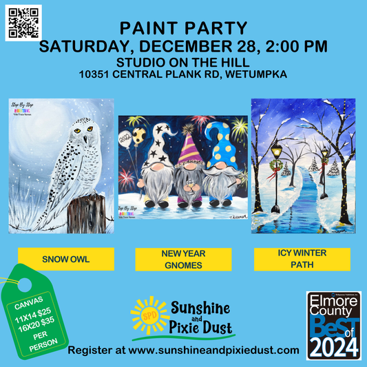 12/28/2024 PM 02:00 Paint Party (SPD Studio)