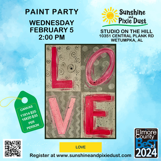 02/05/2025 PM 02:00 Paint Party (SPD Studio)