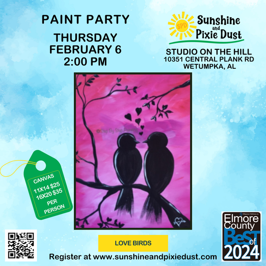 02/06/2025 PM 02:00 Paint Party (SPD Studio)