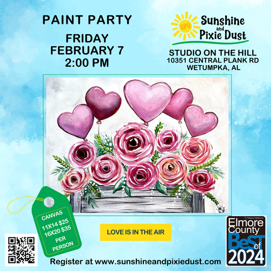 02/07/2025 PM 02:00 Paint Party (SPD Studio)