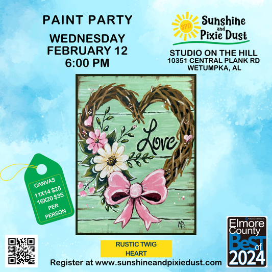 02/12/2025 PM 06:00 Paint Party (SPD Studio)