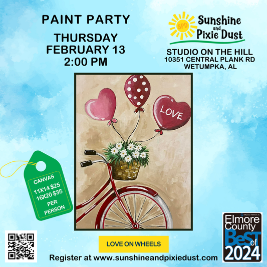 02/13/2025 PM 02:00 Paint Party (SPD Studio)