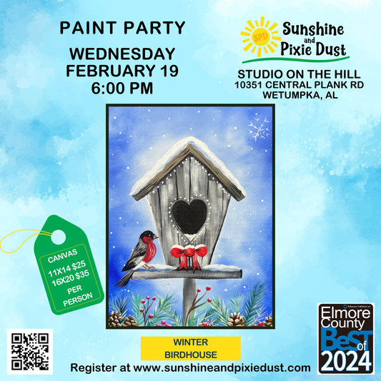 02/19/2025 PM 06:00 Paint Party (SPD Studio)