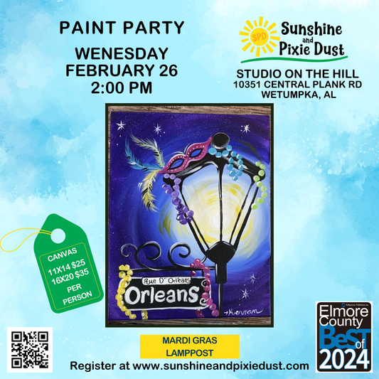 02/26/2025 PM 02:00 Paint Party (SPD Studio)