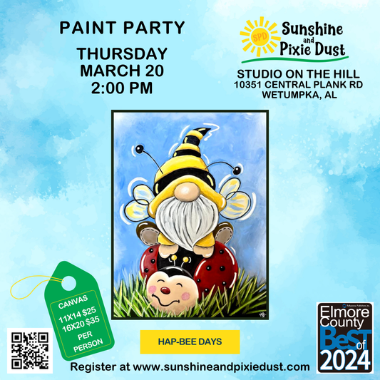 03/20/2025 PM 02:00 Paint Party (SPD Studio)