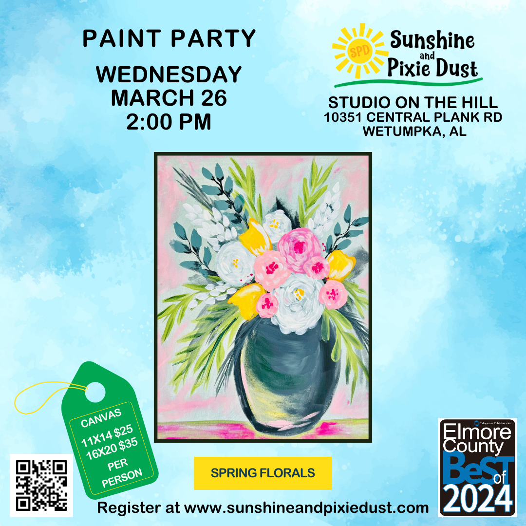 03/26/2025 PM 02:00 Paint Party (SPD Studio)