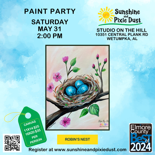05/31/2025 PM 02:00 Paint Party (SPD Studio)