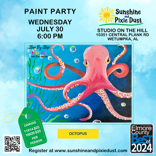 07/30/2025 PM 06:00 Paint Party (SPD Studio)