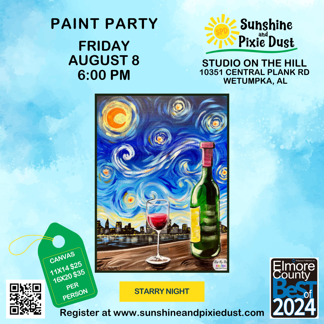 08/08/2025 PM 06:00 Paint Party (SPD Studio)