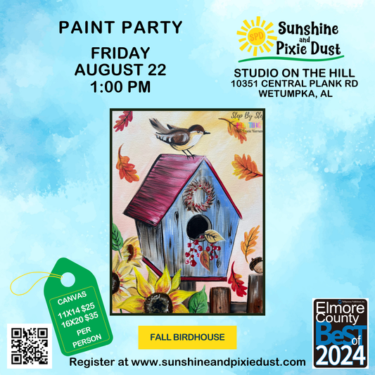08/22/2025 PM 01:00 Paint Party (SPD Studio)
