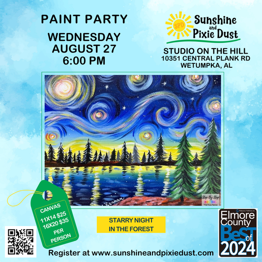 08/27/2025 PM 06:00 Paint Party (SPD Studio)