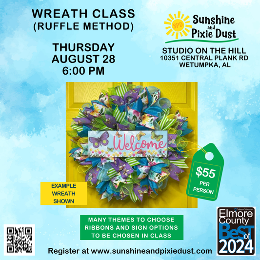 08/28/2025 PM 06:00 Wreath Class (SPD Studio)