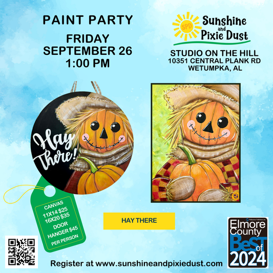 09/26/2025 PM 01:00 Paint Party (SPD Studio)