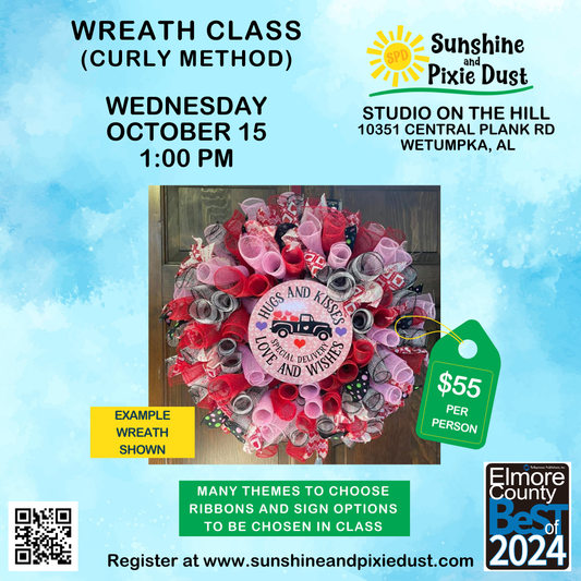 10/15/2025 PM 01:00 Wreath Class (SPD Studio)