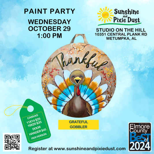 10/29/2025 PM 01:00 Paint Party (SPD Studio)