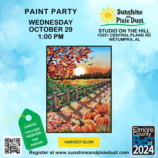 10/29/2025 PM 01:00 Paint Party (SPD Studio)