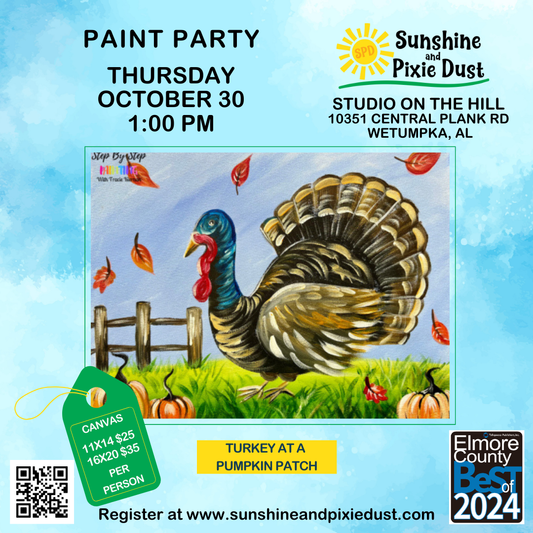 10/30/2025 PM 01:00 Paint Party (SPD Studio)