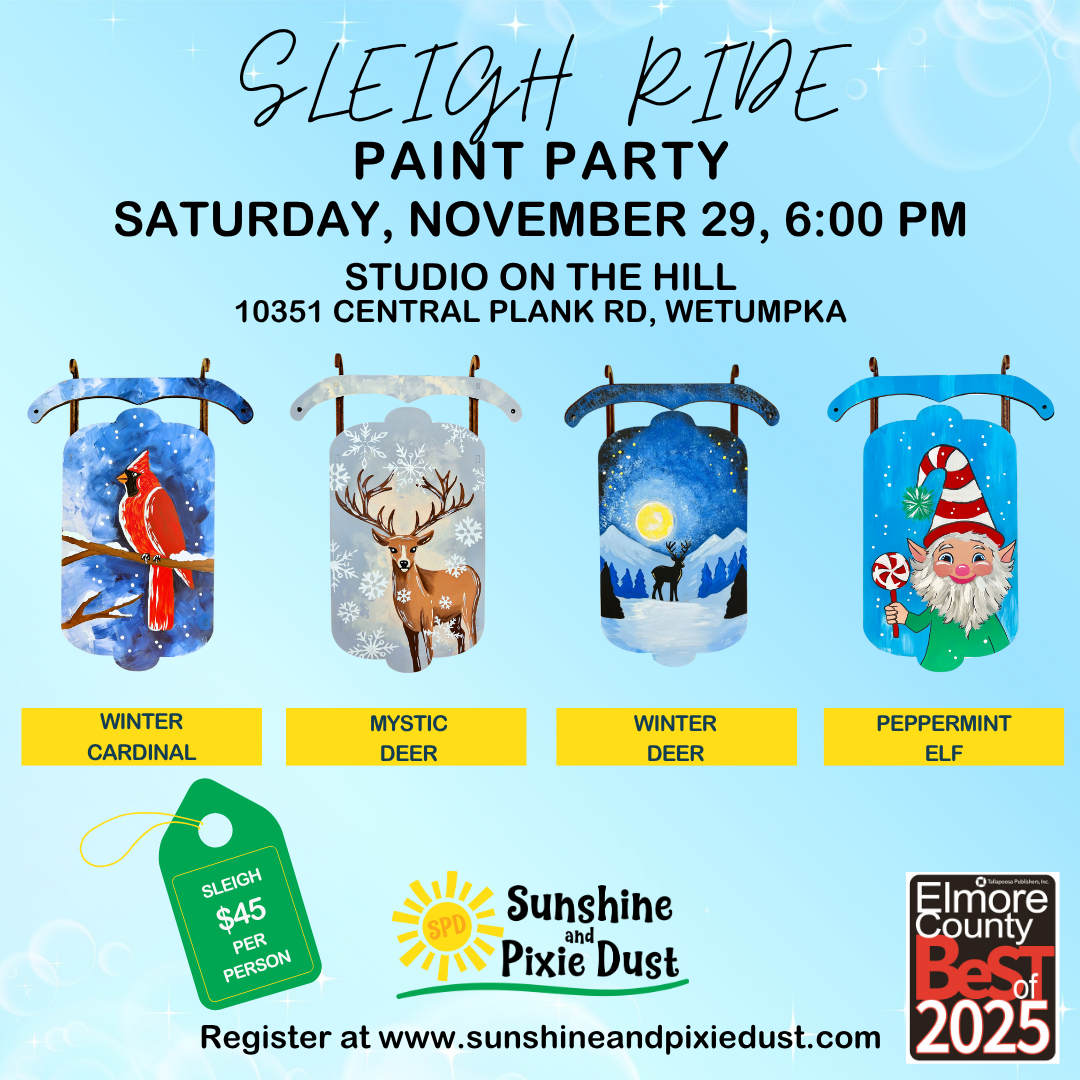 11/29/2025 PM 06:00 Paint Party Sleigh Ride (SPD Studio)