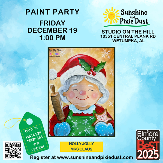 12/19/2025 PM 01:00 Paint Party (SPD Studio)