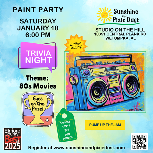 01/10/2026 PM 06:00 Trivia Night Paint Party (SPD Studio)
