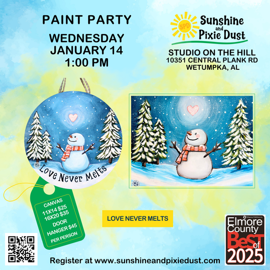 01/14/2026 PM 01:00 Paint Party (SPD Studio)