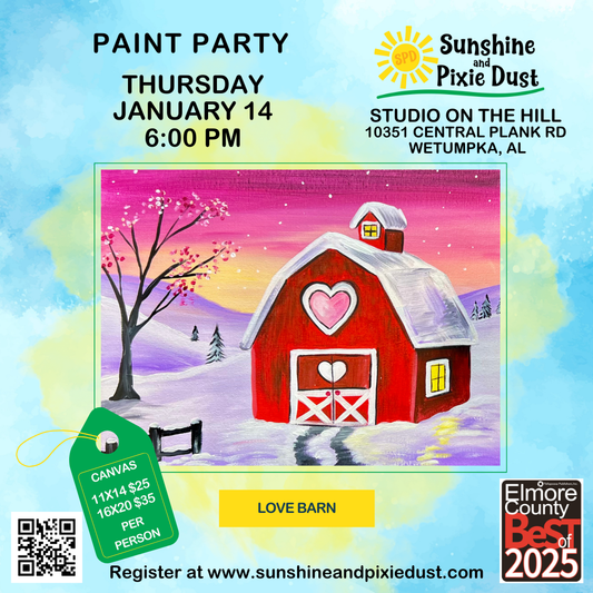 01/14/2026 PM 06:00 Paint Party (SPD Studio)