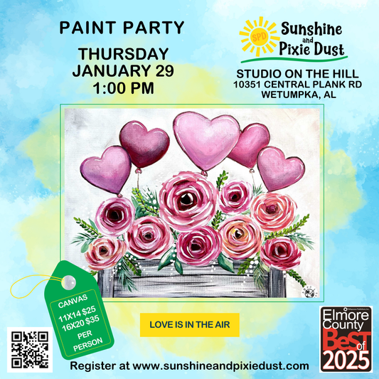 01/29/2026 PM 01:00 Paint Party (SPD Studio)