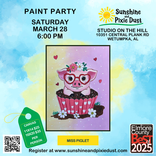 03/28/2026 PM 06:00 Paint Party (SPD Studio)