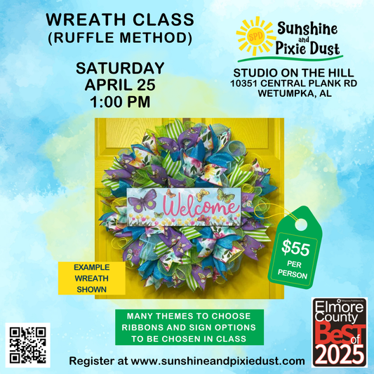 04/25/2026 PM 01:00 Wreath Class (SPD Studio)