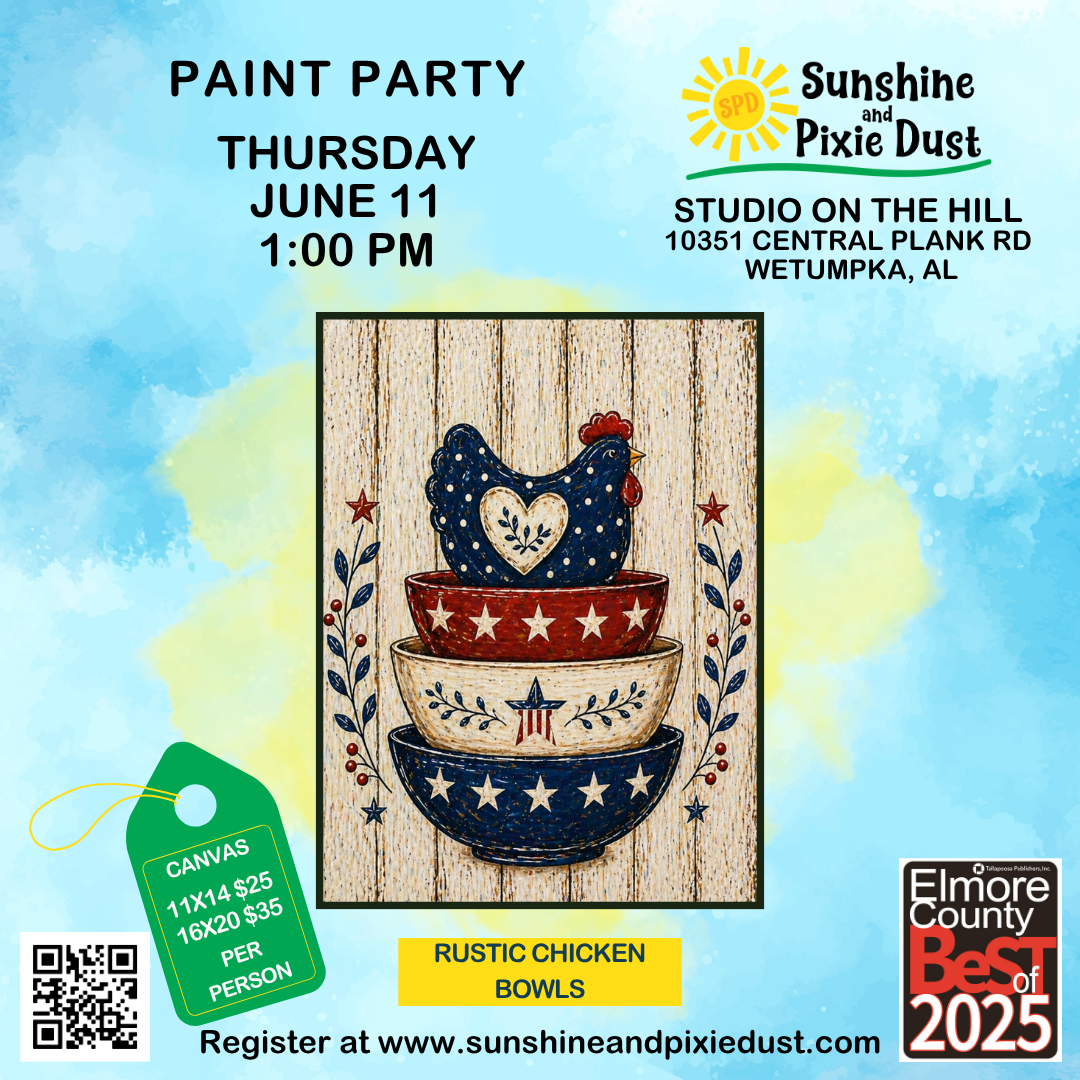 06/11/2026 PM 01:00 Paint Party (SPD Studio)