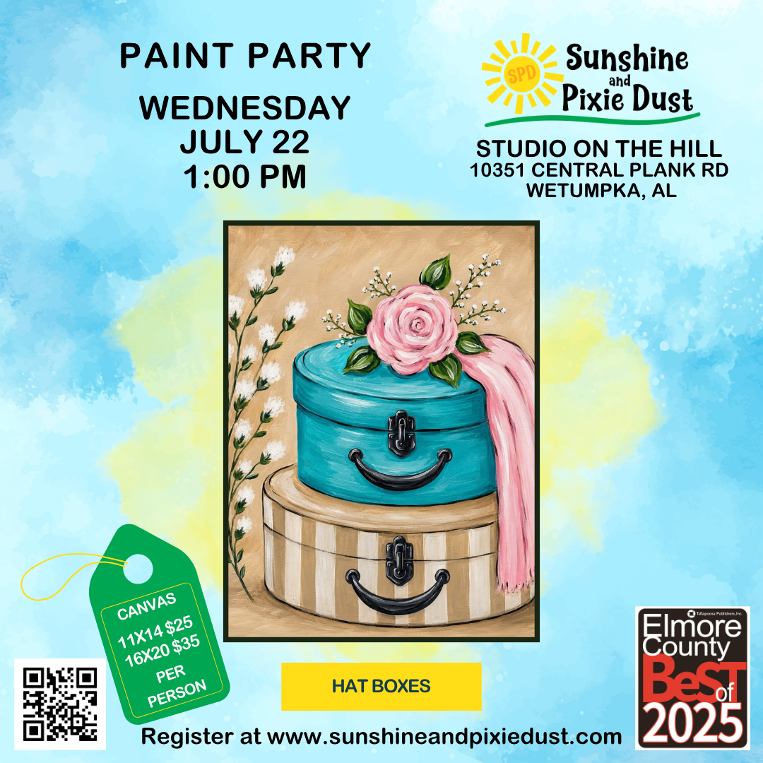 07/22/2026 PM 01:00 Paint Party (SPD Studio)