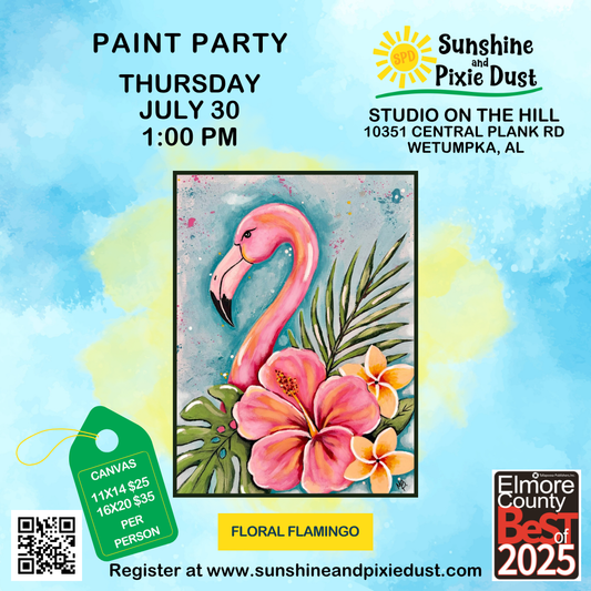 07/30/2026 PM 01:00 Paint Party (SPD Studio)