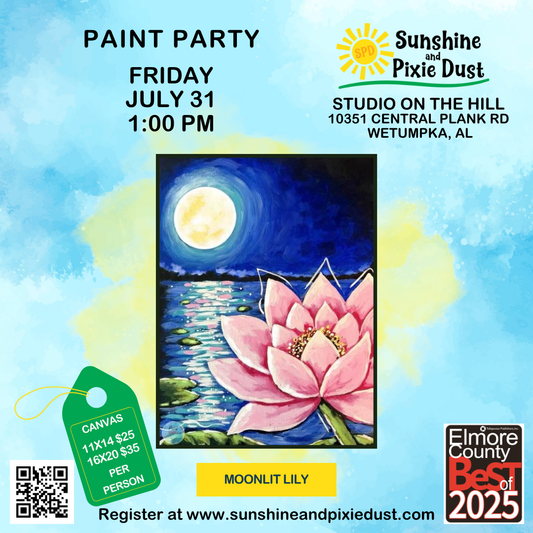 07/31/2026 PM 01:00 Paint Party (SPD Studio)