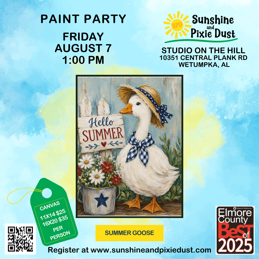 08/07/2026 PM 01:00 Paint Party (SPD Studio)