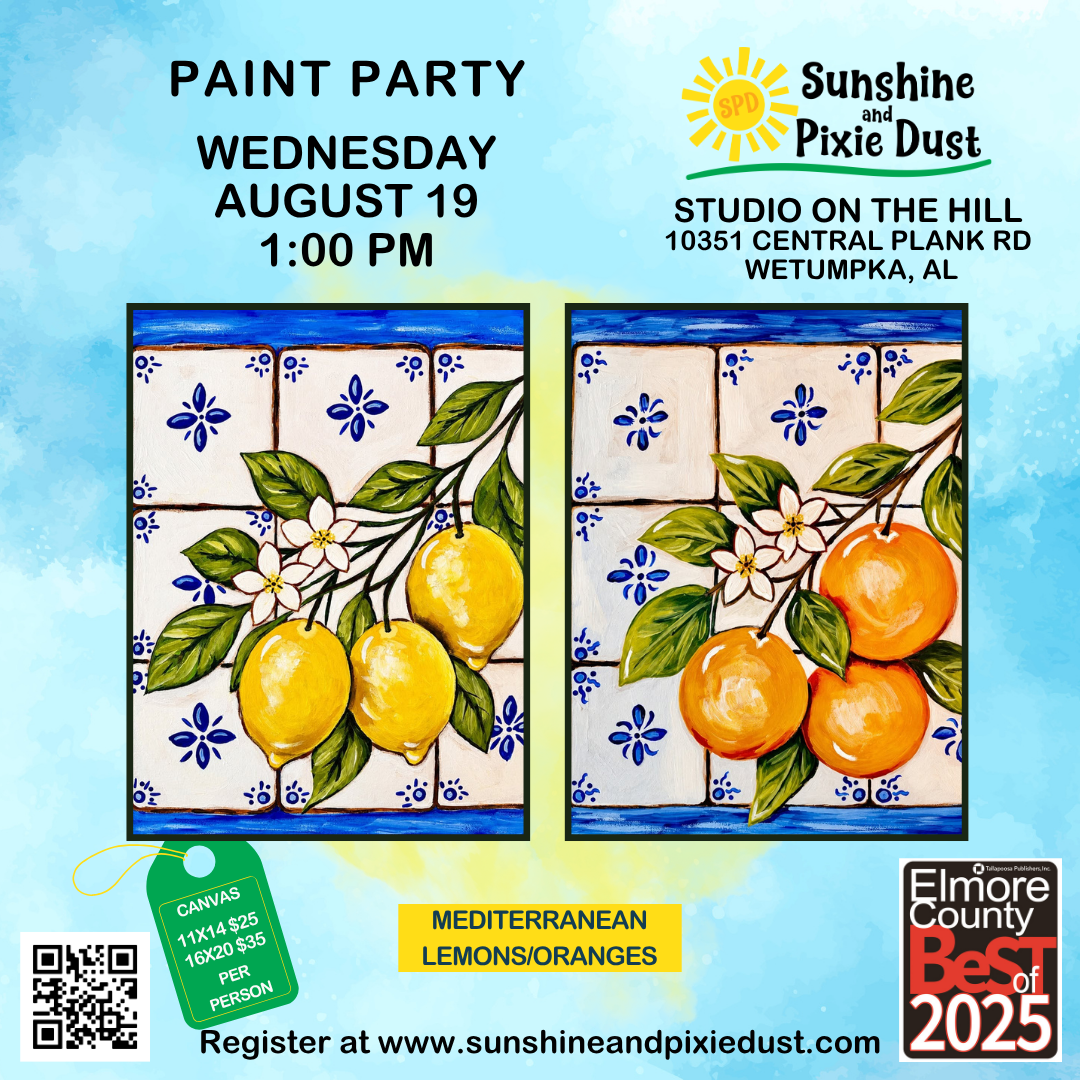 08/19/2026 PM 01:00 Paint Party (SPD Studio)