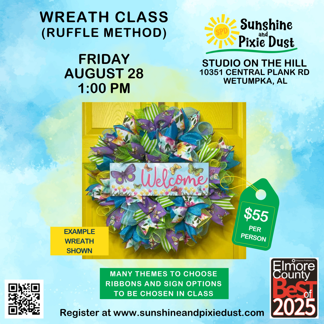 08/28/2026 PM 01:00 Wreath Class (SPD Studio)