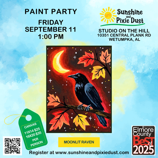 09/11/2026 PM 01:00 Paint Party (SPD Studio)