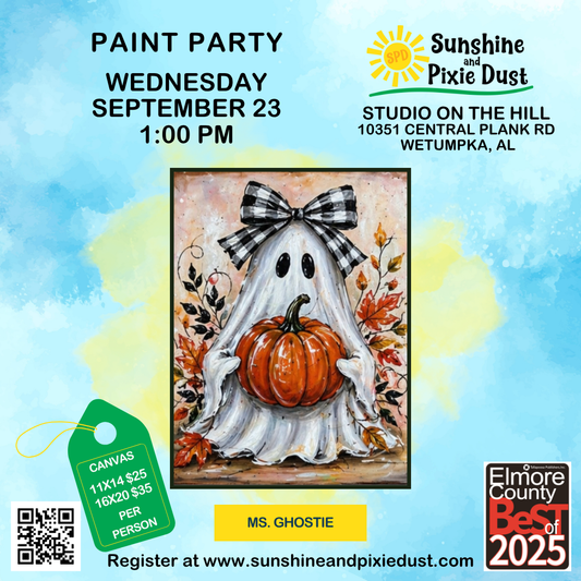 09/23/2026 PM 01:00 Paint Party (SPD Studio)