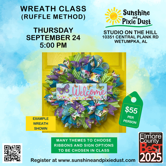 09/24/2026 PM 05:00 Wreath Class (SPD Studio)