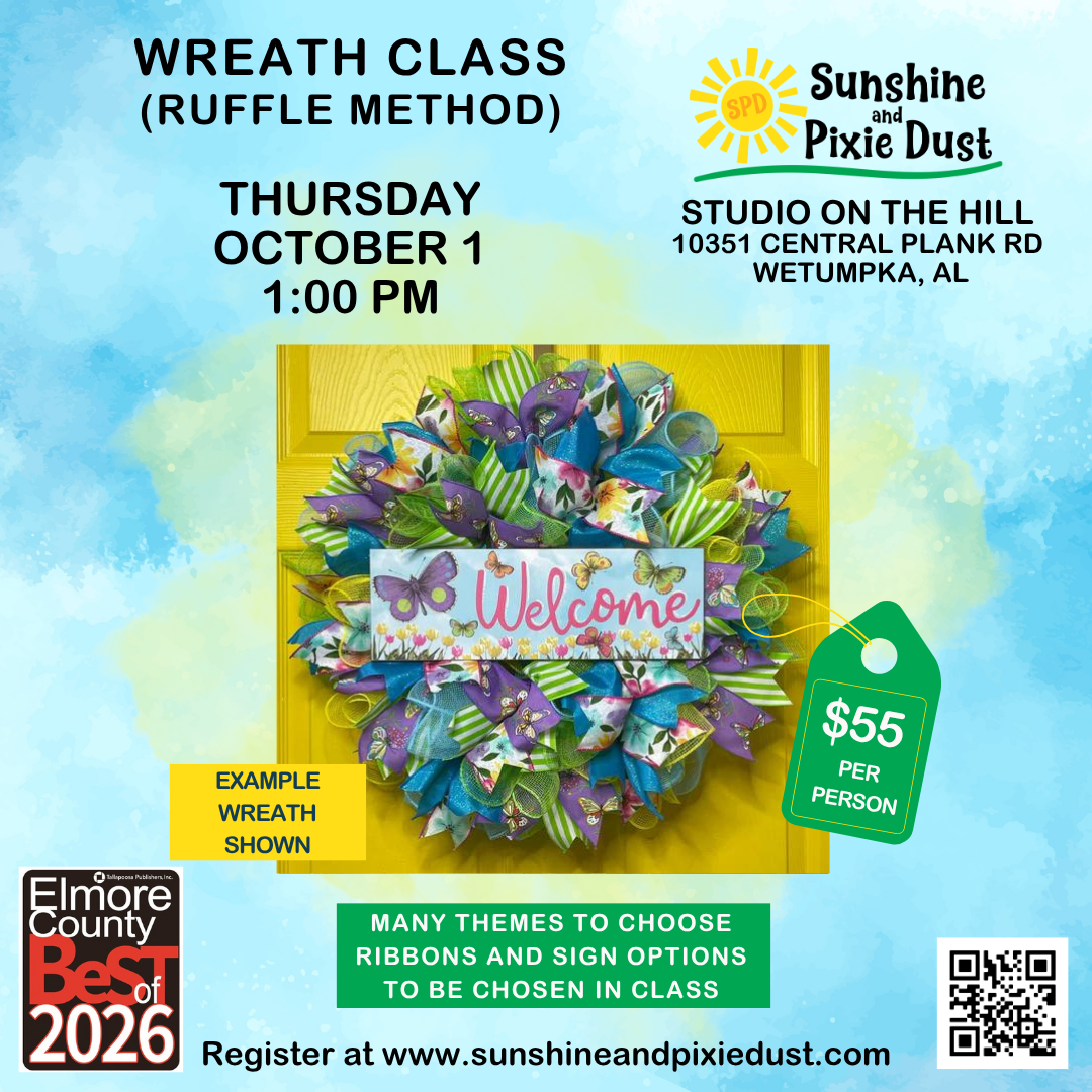 10/01/2026 PM 01:00 Wreath Class (SPD Studio)