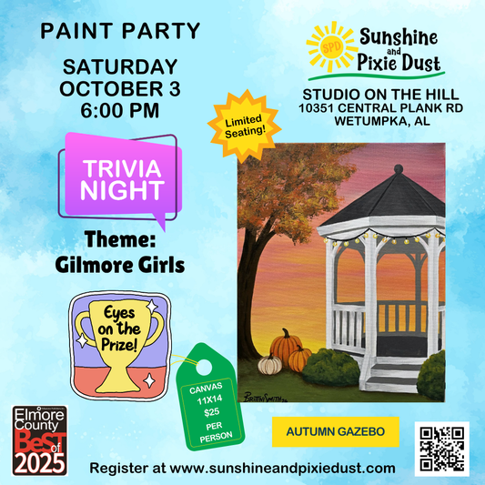 10/03/2026 PM 06:00 Trivia Night Paint Party (SPD Studio)