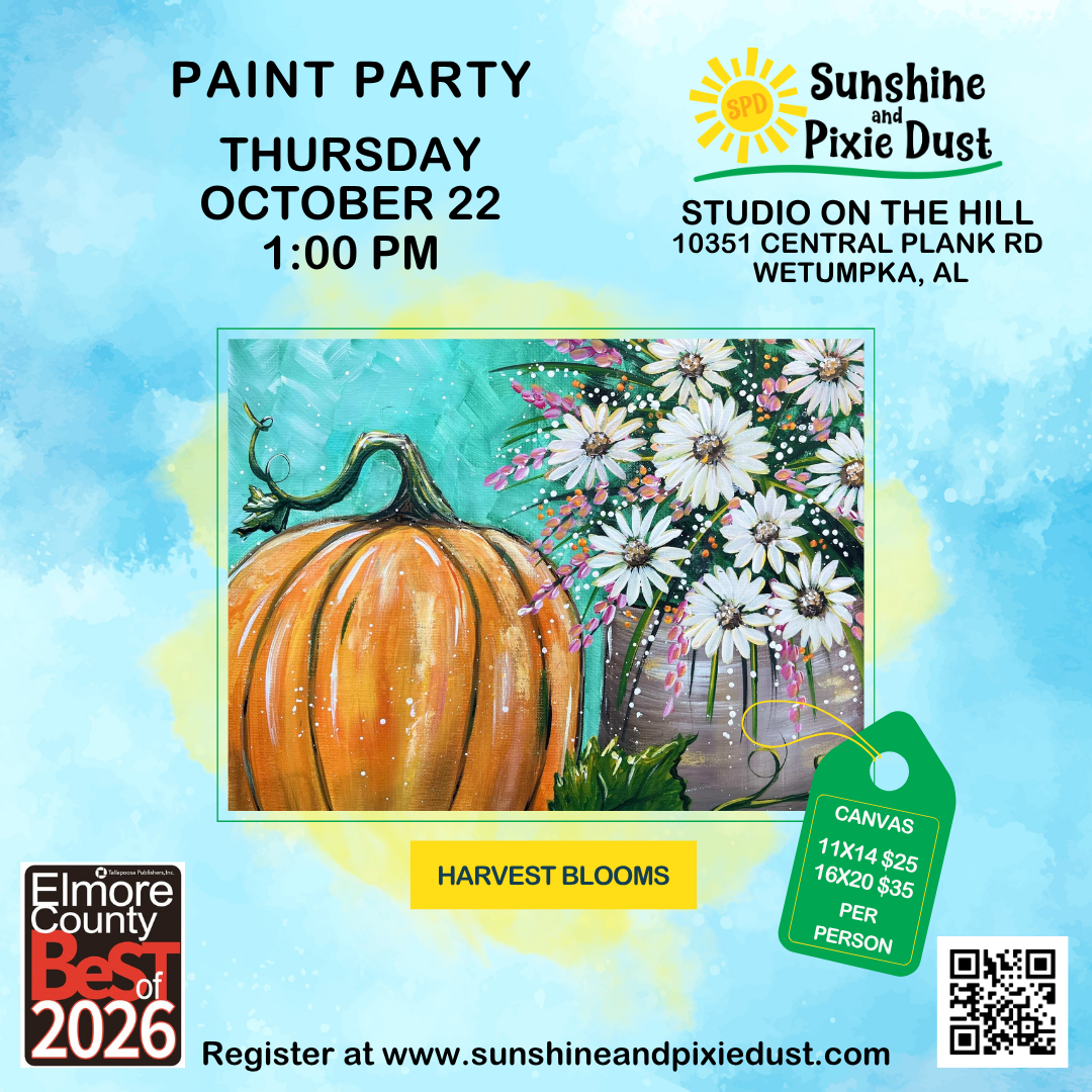 10/22/2026 PM 01:00 Paint Party (SPD Studio)
