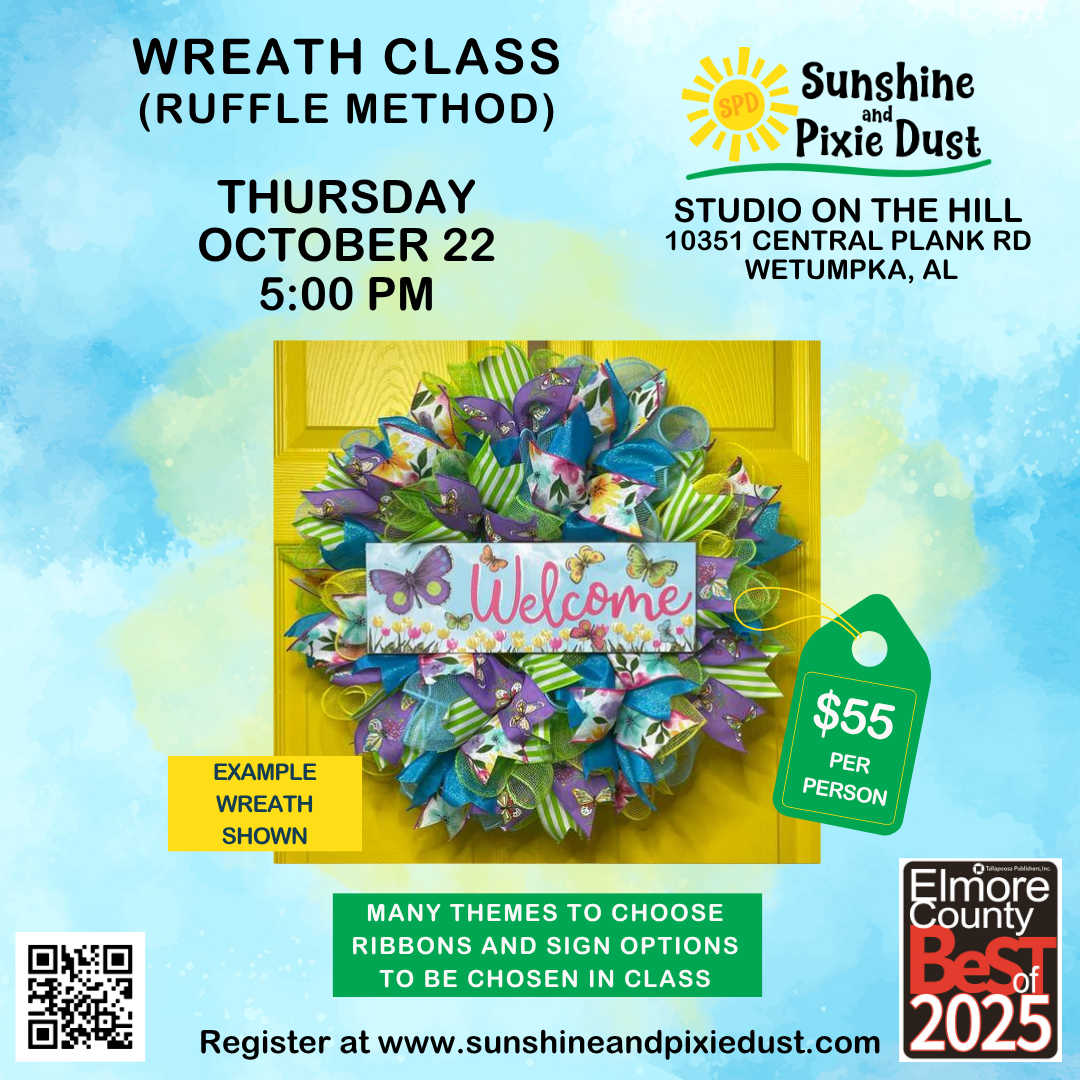 10/22/2026 PM 05:00 Wreath Class (SPD Studio)
