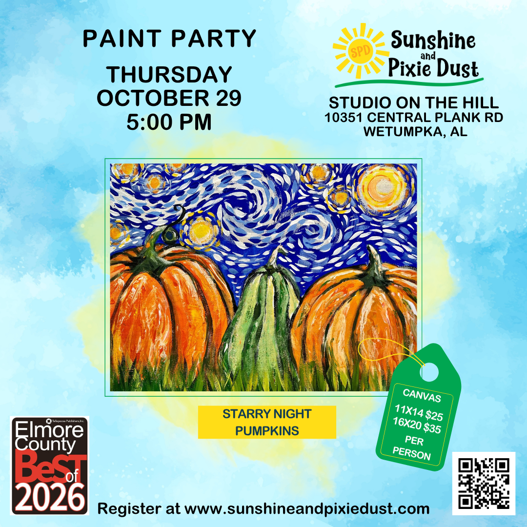 10/29/2026 PM 05:00 Paint Party (SPD Studio)