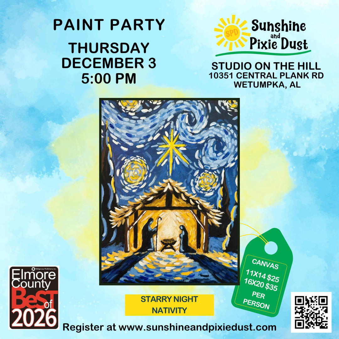 12/03/2026 PM 05:00 Paint Party (SPD Studio)